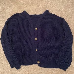 Navy Cardigan